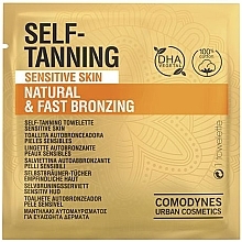 Self-Tanning Towelette for Sensitive Skin Comodynes Self-Tanning Sensitive Skin