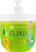 Cream-Mask ‘Elixir with Collagen and Olive Oil’ Leganza Elixir Cream Mask For Hair (with dispenser)