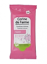 Intimate Hygiene Wipes, 10 pcs Corine De Farme Intimate Soft Wipes