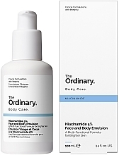 The Ordinary Niacinamide 5% Face & Body Emulsion Lightweight Face & Body Emulsion with 5% Niacinamide