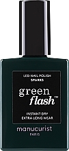 Nail Polish Manucurist Green Flash Led Nail Polish