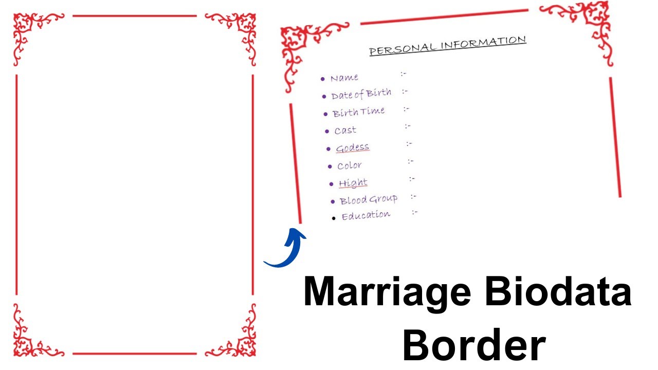 Download biodata border design | marriage biodata border design in ms ...