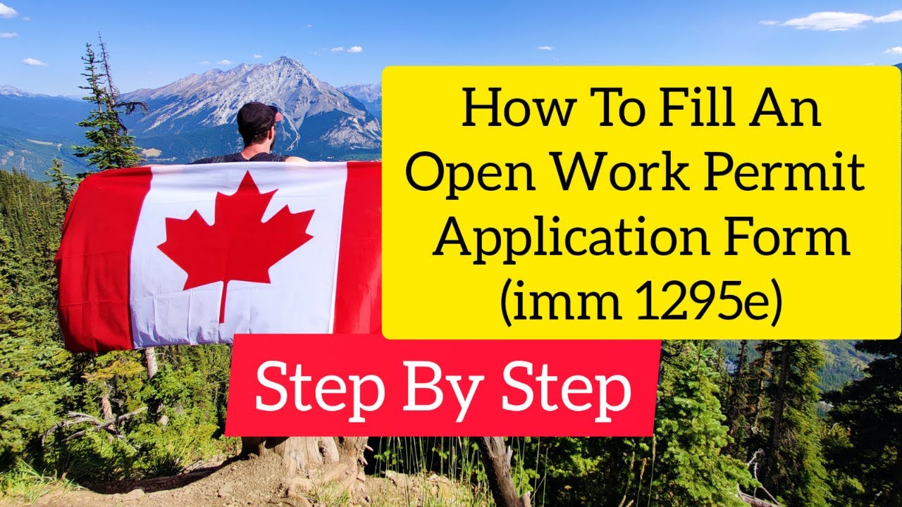 Download How To Fill Open Work Permit Application Form (imm1295e Work ...