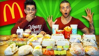 ACHETER TOUS LES PRODUITS DE LA CARTE MCDO [+10'000 calories] - YouTube