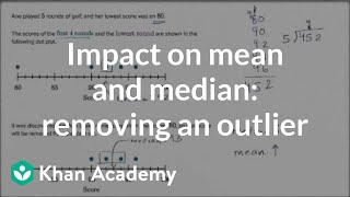 Impact On Median And Mean When Removing Lowest Value Example