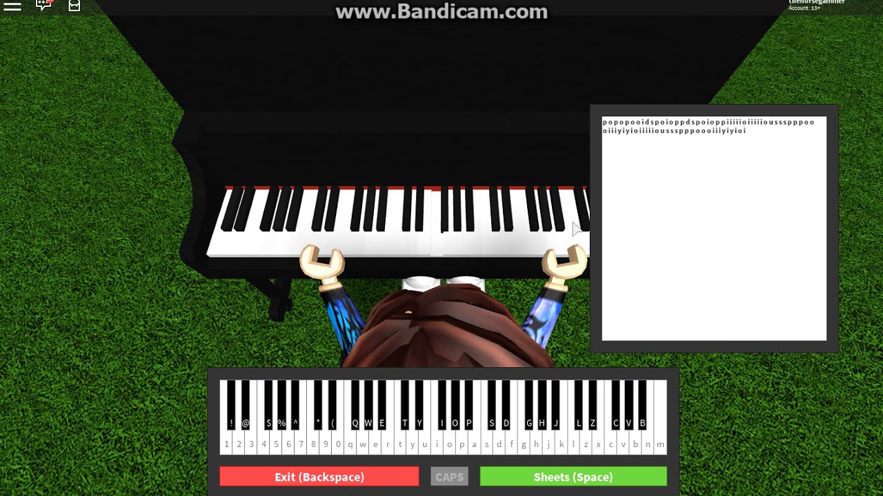 Happier on Roblox piano |Marshmello| Easy - YouTube