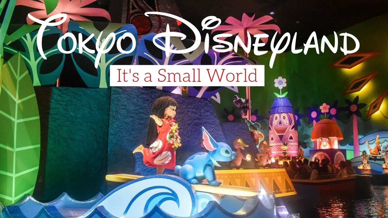 Tokyo Disneyland It S A Small World First Row Pov Full Ride With Disney Characters Youtube