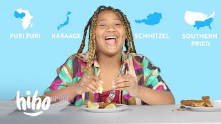 Kids Try Fried Chicken from Around the World | Kids Try | HiHo Kids