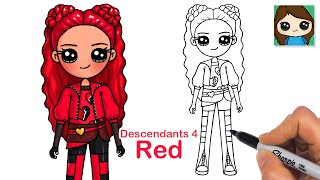 How to Draw Princess Red | Descendants 4 | The Rise of Red