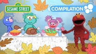 Happy Thanksgiving from Elmo and Friends! | 1 HOUR Sesame Street Compilation