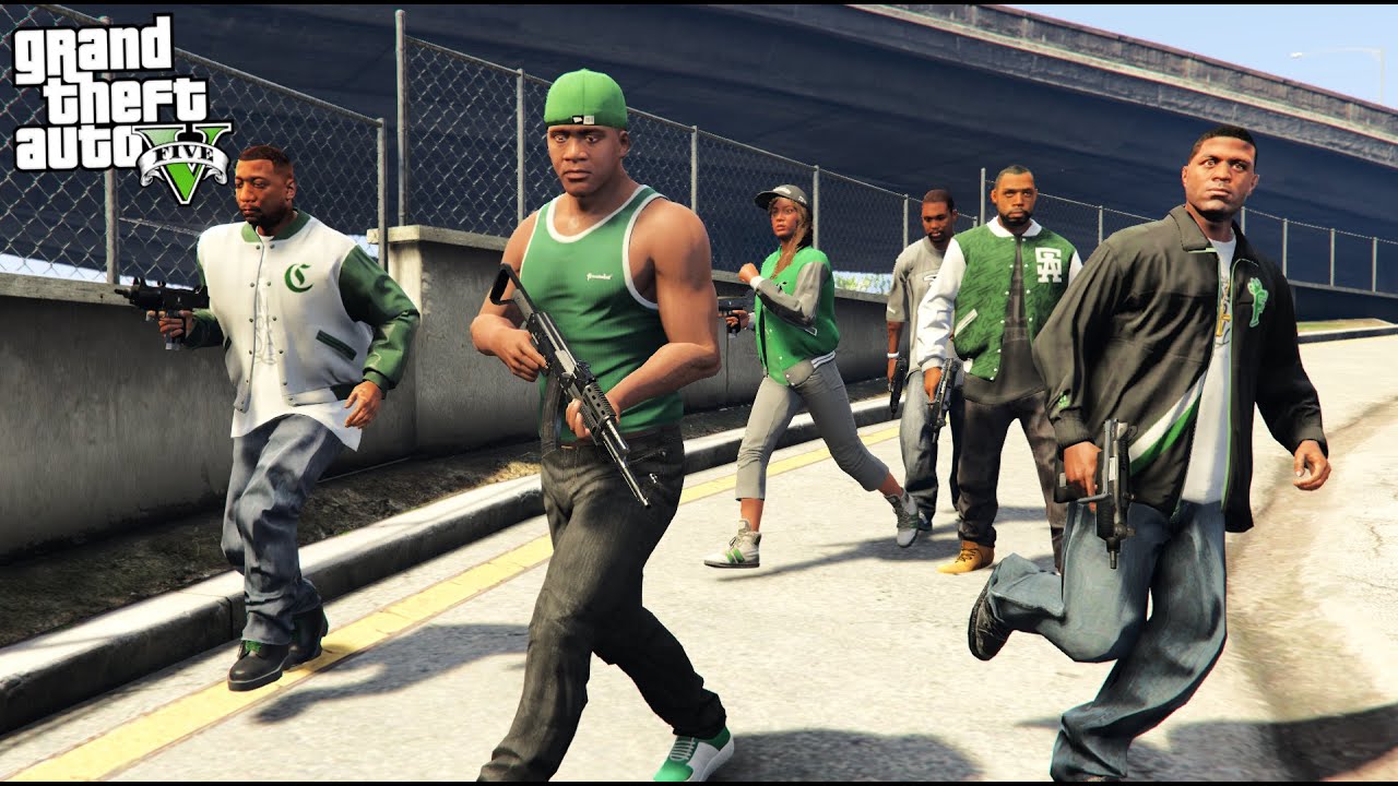 JOINING A GANG - FRANKLIN REVENGE ON THE MOB!! (GTA 5 Mods) - YouTube