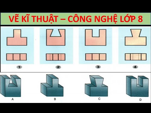 Hướng dẫn một số kỹ thuật vẽ cách vẽ hình chiếu công nghệ 8 dựa theo các bức vẽ đẹp