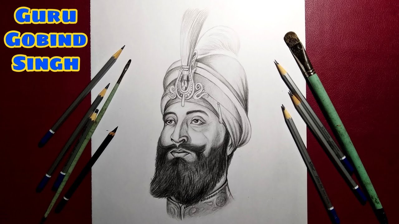 Guru Gobind Singh Ji Sketch