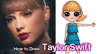 How to Draw Taylor Swift | Delicate Music Video