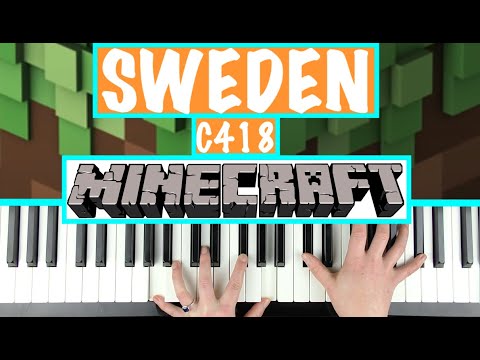 How to play SWEDEN C418 - Minecraft Piano Tutorial - YouTube