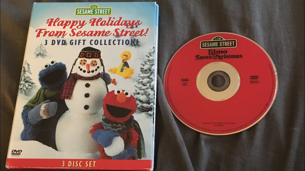 Sesame Street Elmo Saves Christmas DVD Menu