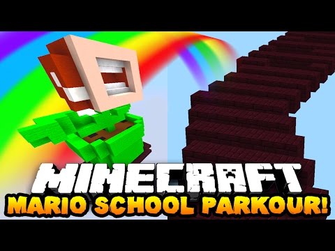 Minecraft MARIO PARKOUR SCHOOL! | With PrestonPlayz