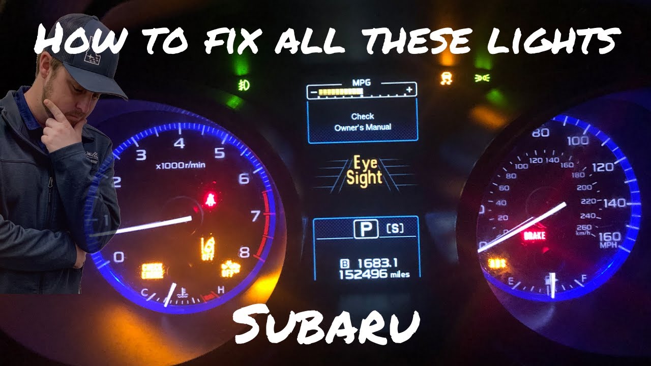 All Warning Lights On Subaru Forester