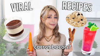 Wengie Tries Viral Food Recipes