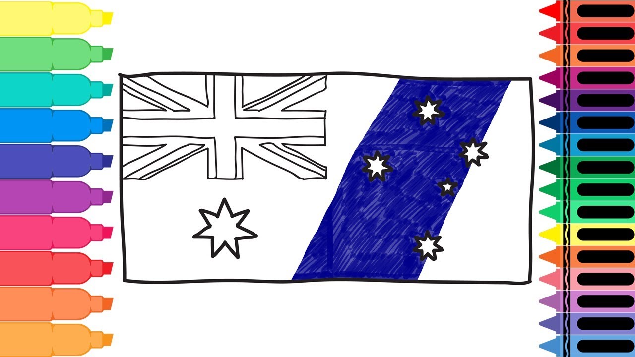 Sensational Info About How To Draw An Australian Flag - Placemost