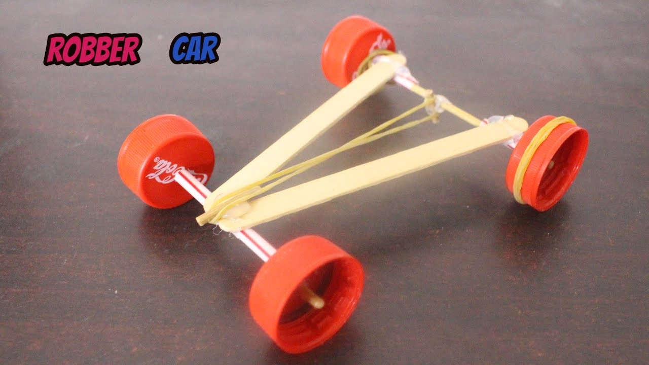 Car Powered By Rubber Bands