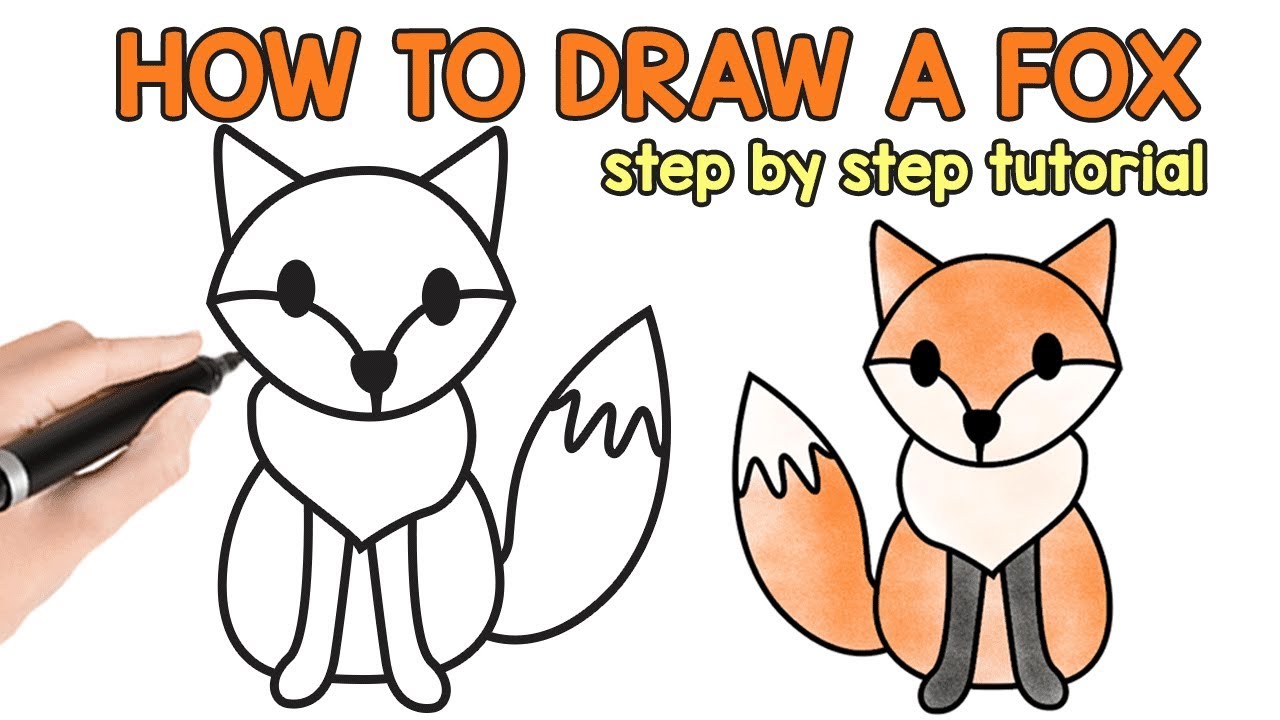 Steps On How To Draw A Fox