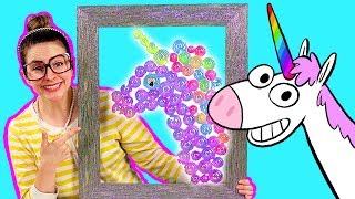 Unicorn Art! How to Make a Unicorn with Oonies! | Arts and Crafts with Crafty Carol