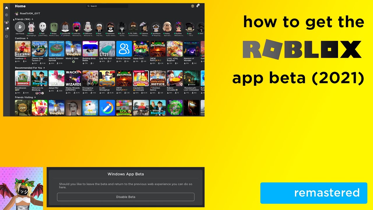 Roblox application