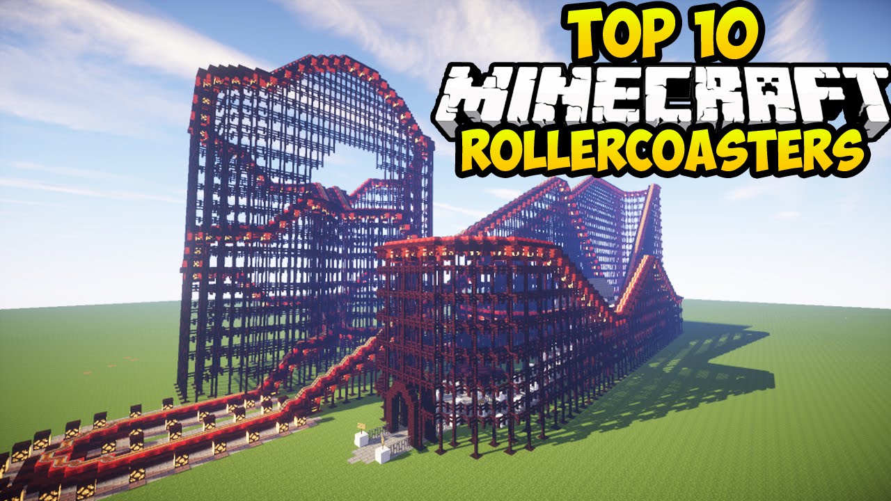 TOP 10 MINECRAFT ROLLER COASTERS IN MINECRAFT! (Minecraft Best ...