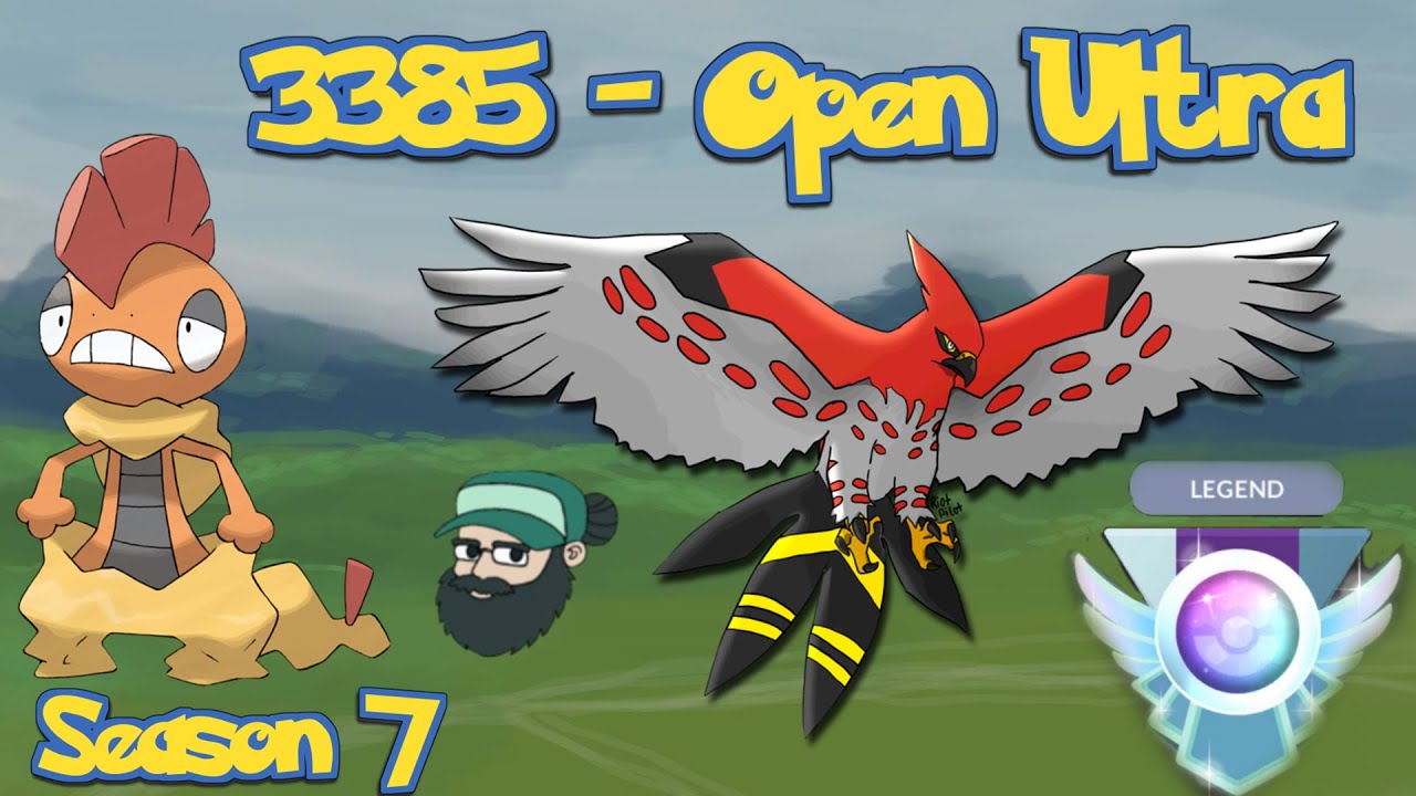 3385 TALONFLAME OPEN ULTRA | Rank 24: LEGEND | Pokemon Go Battle League ...