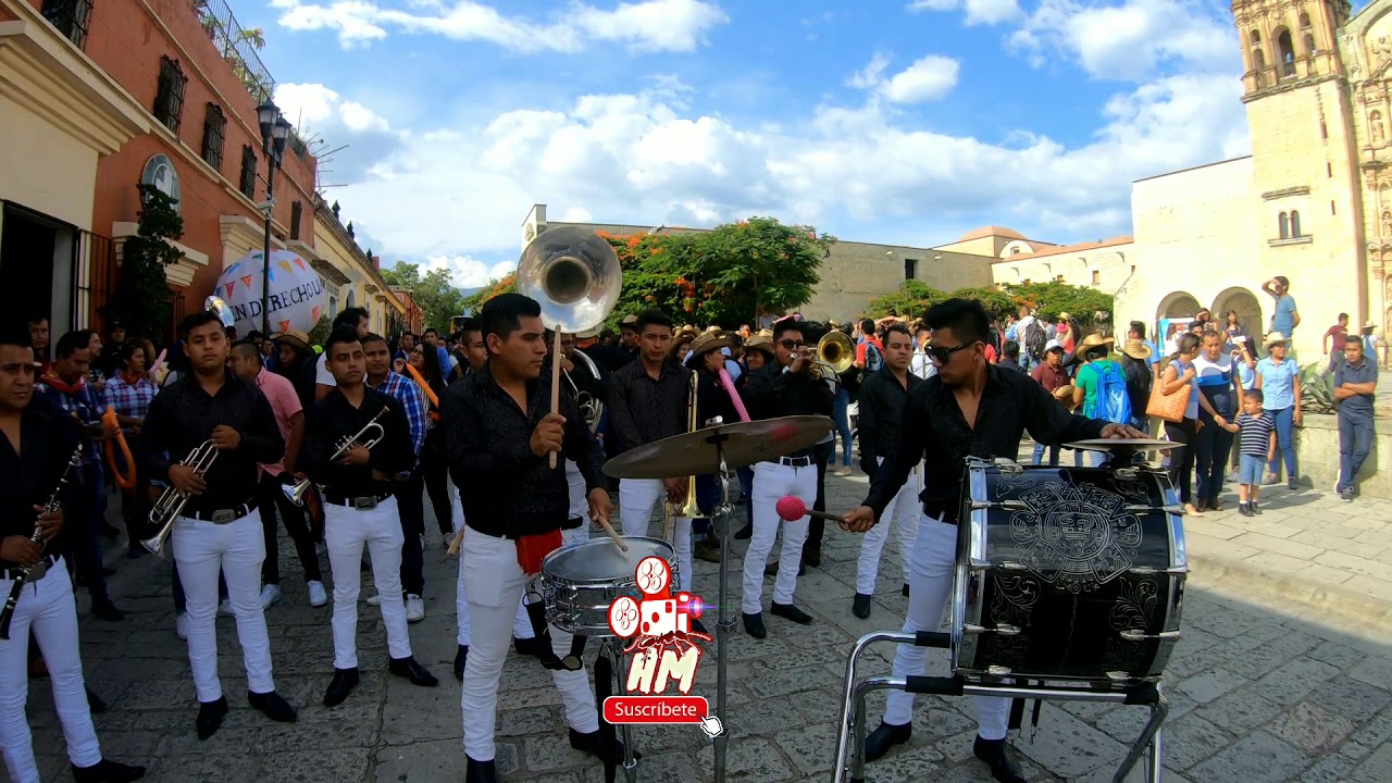 BANDA ENCINERA EN SANTO DOMINGO - LA CARNAVALERA - CALENDA UABJO 2019 ...