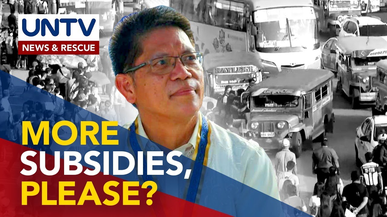 LTFRB chief agrees more subsidies needed to affected sectors - YouTube