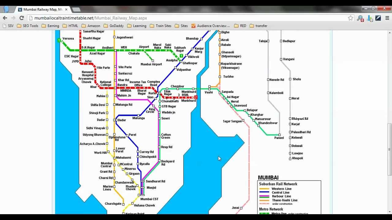 Top 121+ Mumbai local train map wallpapers - Thejungledrummer.com image.