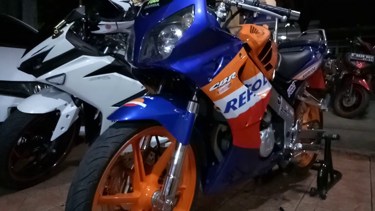 HONDA CBR 150 OLD REPSOL SPECIAL EDITION MOTOGP 2004 YouTube