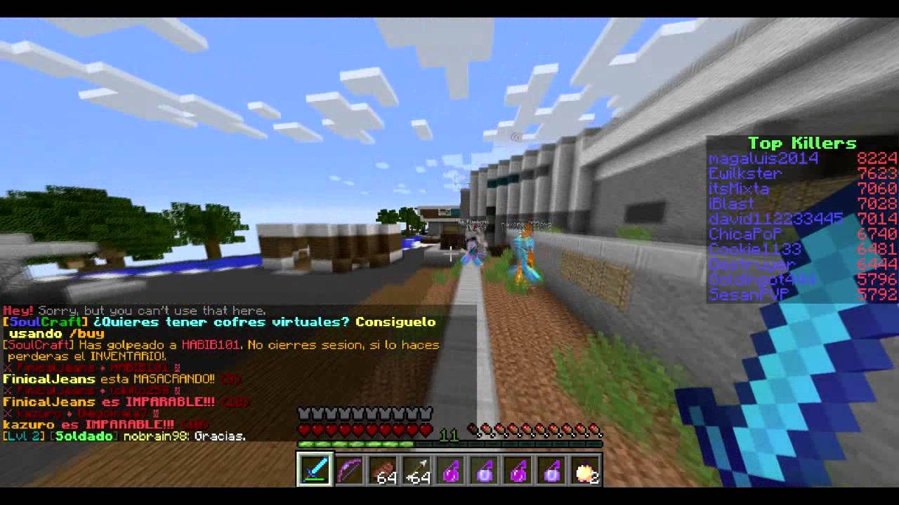 FullPVP! | LA GUERRA DE LOS P4 AFILADO 5 | SOULCRAFT | MINECRAFT - YouTube