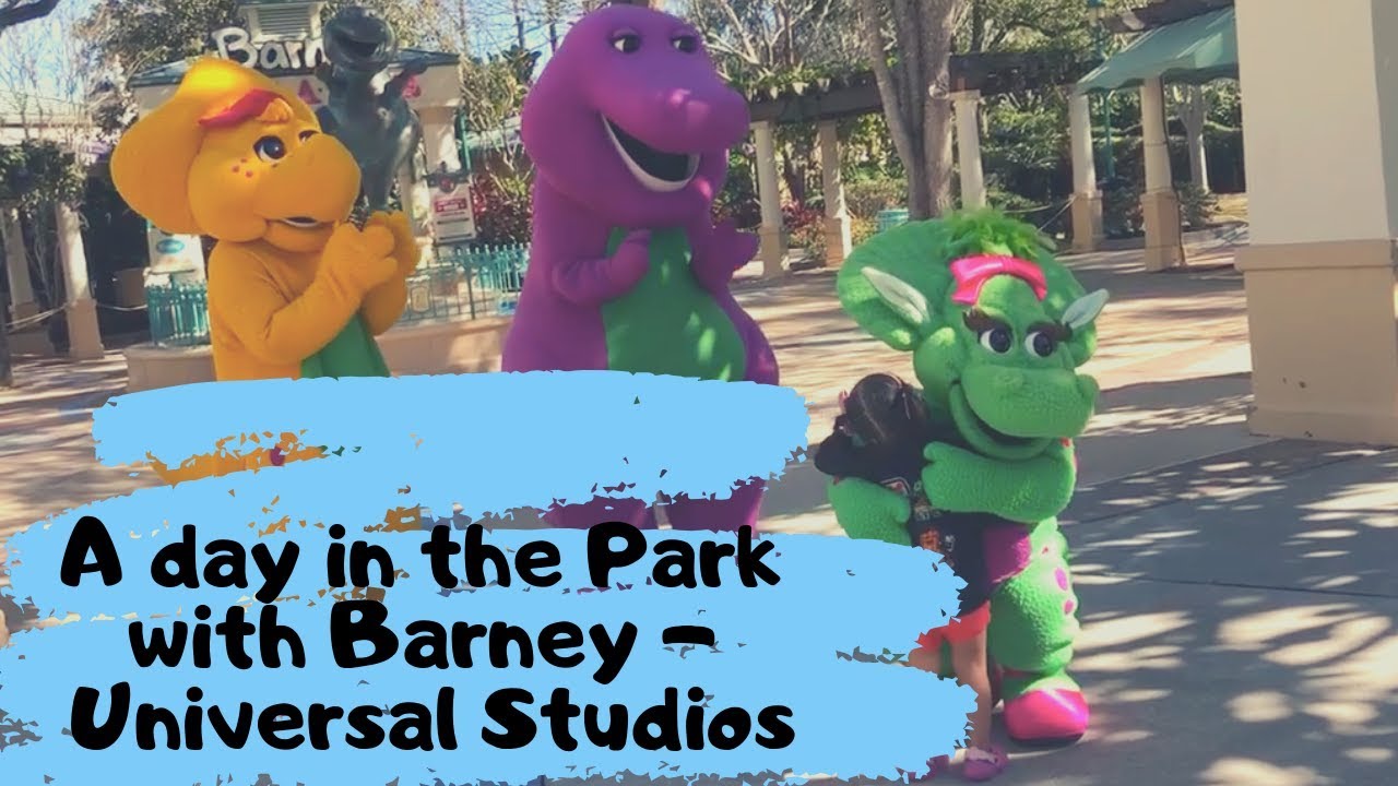 A day in the park with Barney - Universal Studios live show - YouTube