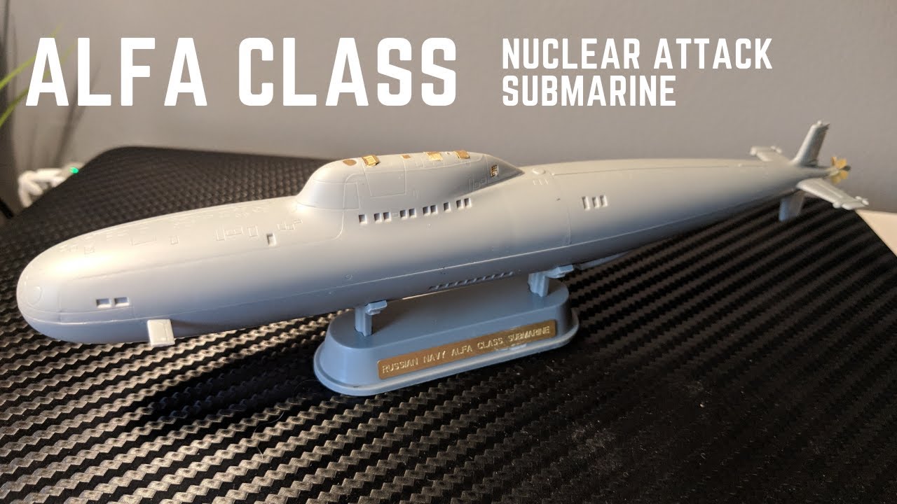 Building the Hobby Boss Alfa Class Attack Submarine in 1/350 Scale Part