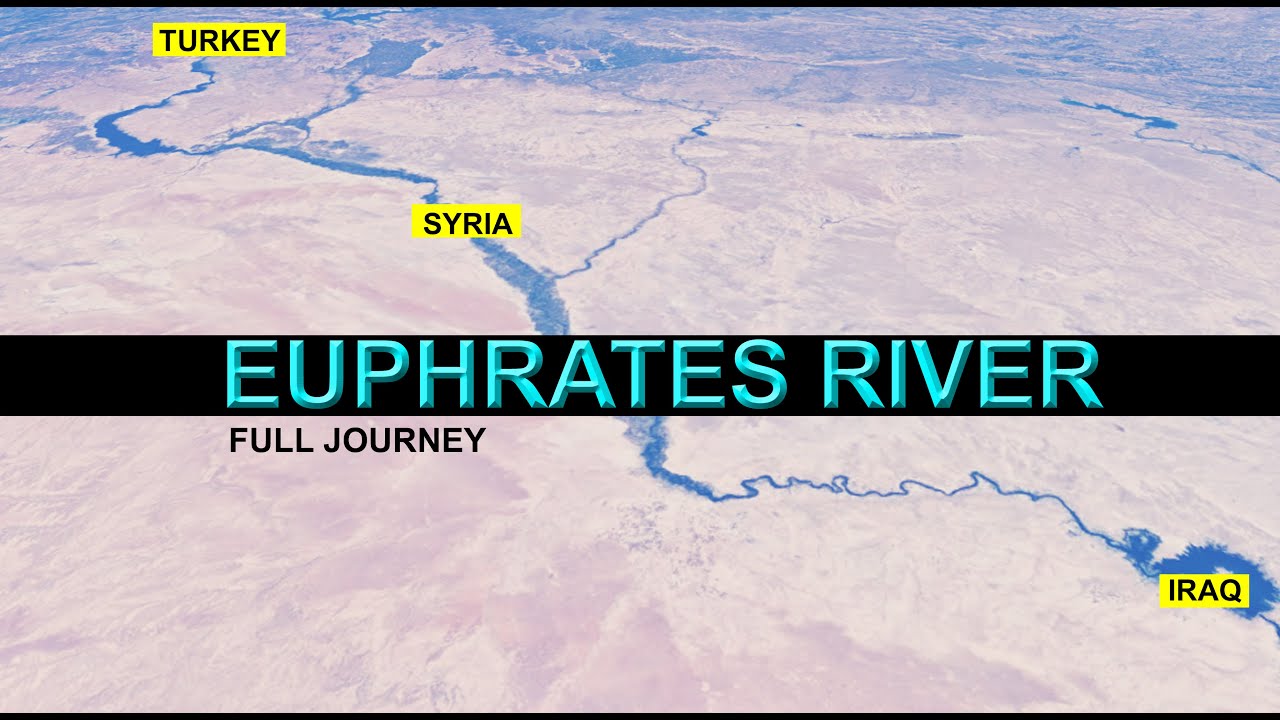 Euphrates River Location On World Map