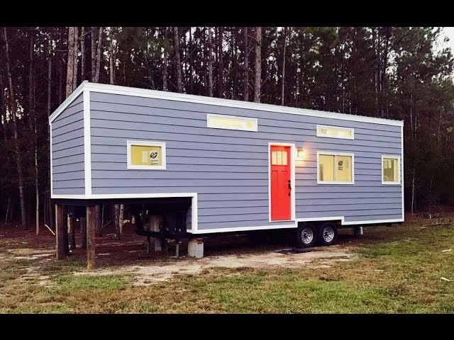 5Th Wheel Tiny House Is 35 Feet Long - Youtube