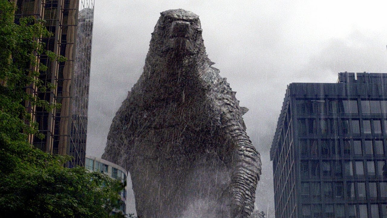 A scene from Godzilla