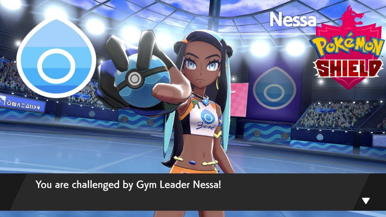 Pokemon Shield Water Gym Missions & Gym Leader Nessa! - YouTube