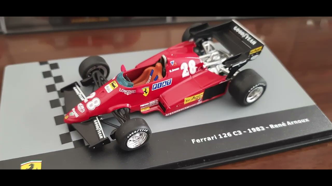 Ferrari 126 C3 1983 René Arnoux 1:43 IXO - YouTube