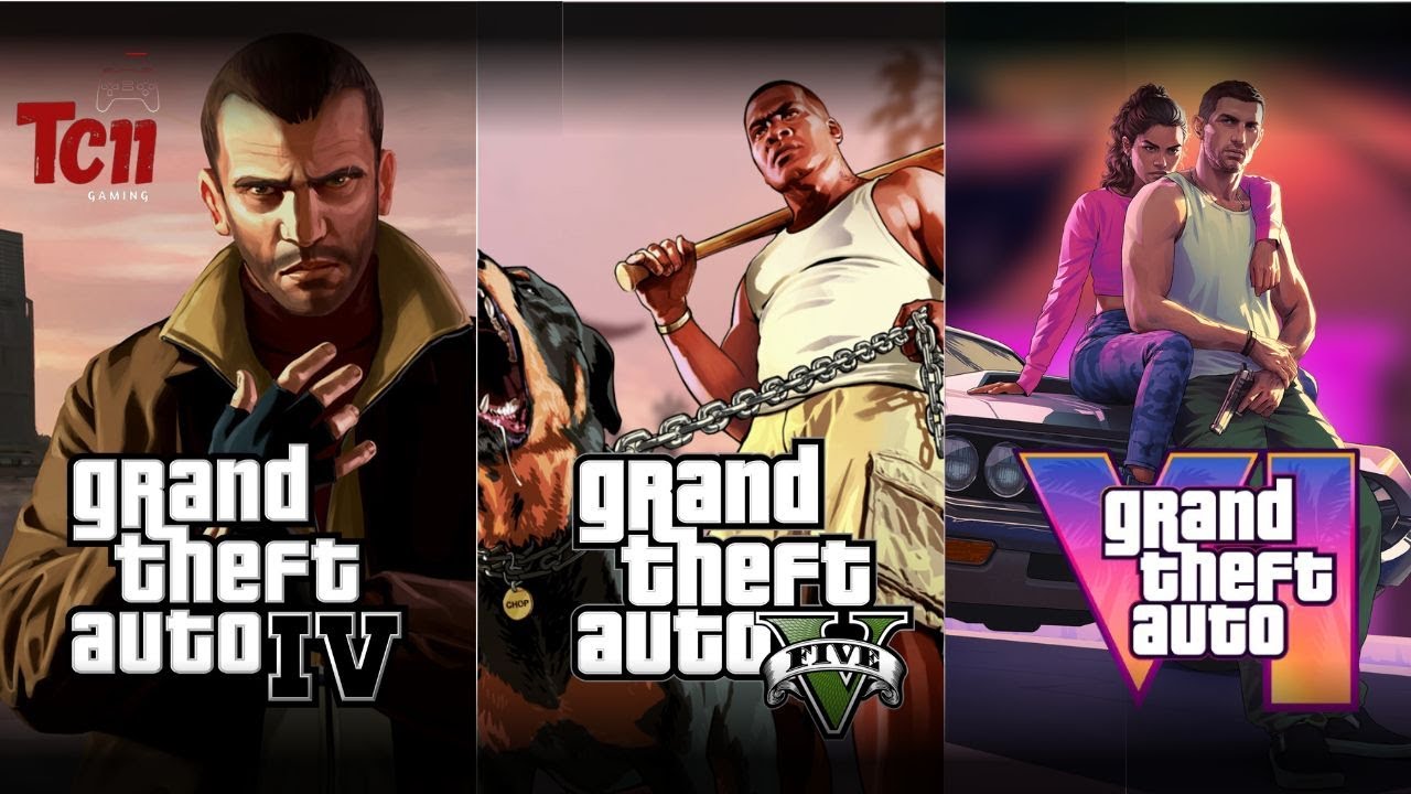 GTA4 vs GTA5 vs GTA6 - Trailer Comparison - YouTube