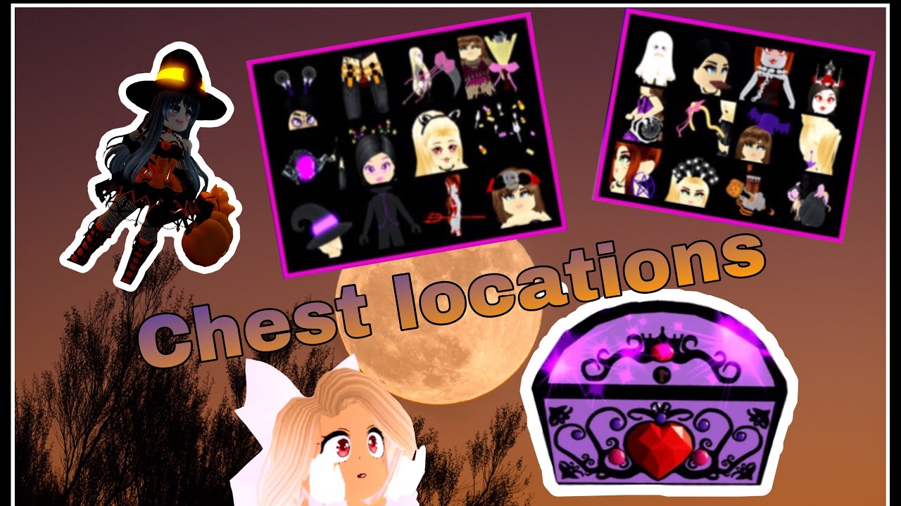 Royale high chest locations ♡ Halloween 2020 YouTube