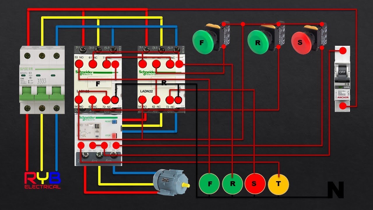 11+ Dol Starter Power Circuit | Robhosking Diagram