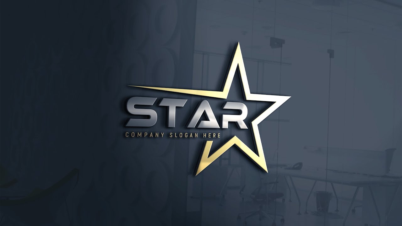 Professional Star Logo Design in Photoshop - YouTube