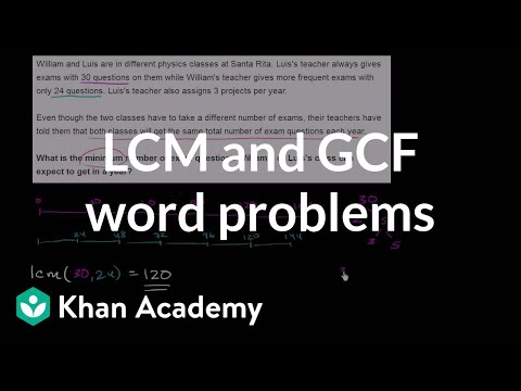 LCM And GCF Word Problems | Factors And Multiples | Pre-Algebra | Khan Academy