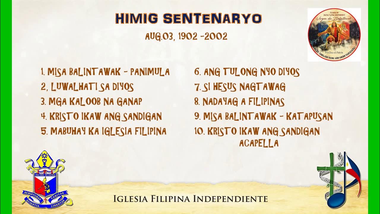 HIMIG SENTENARYO Playlist August 03, 1902 - August 03, 2002 - YouTube