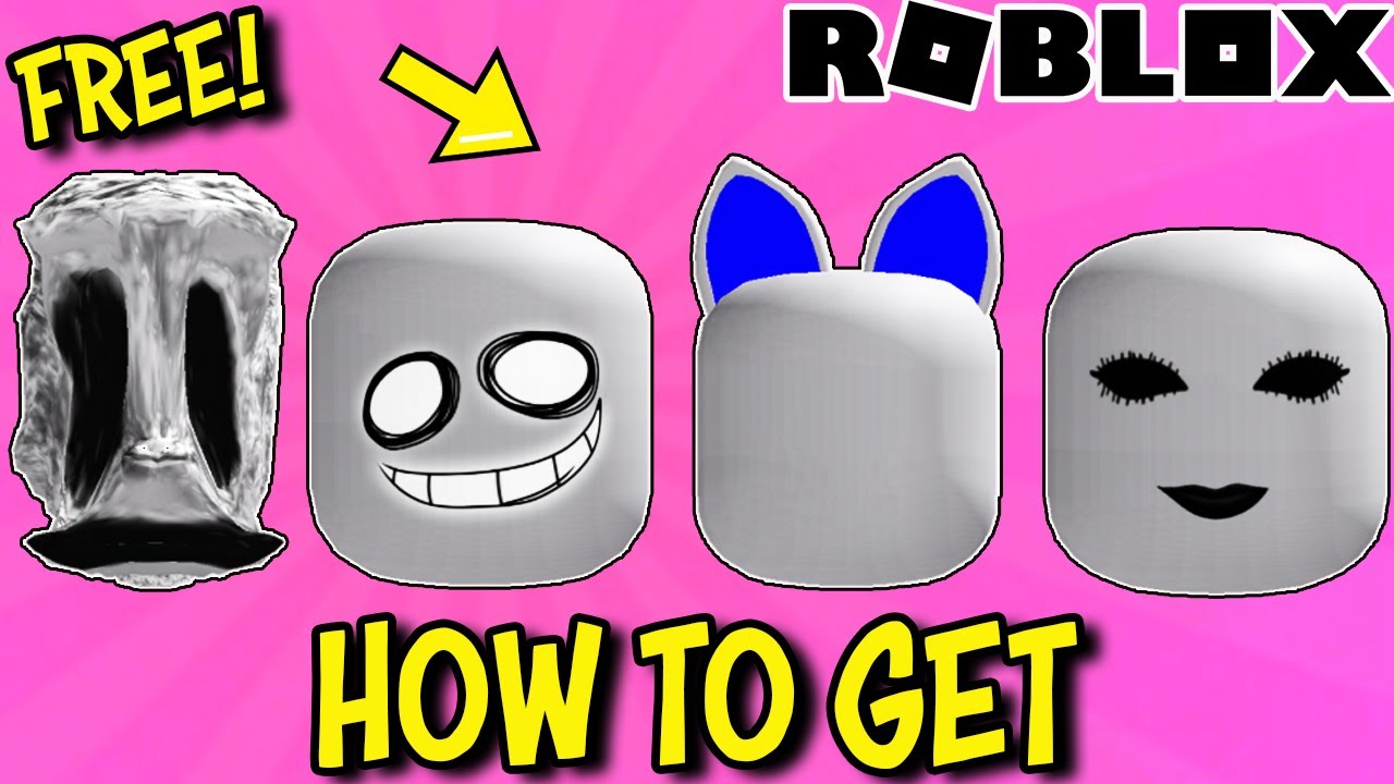 *FREE DYNAMIC FACES & HEADS* How To Get PURPLE GUY FACE, ANIMATED CAT ...