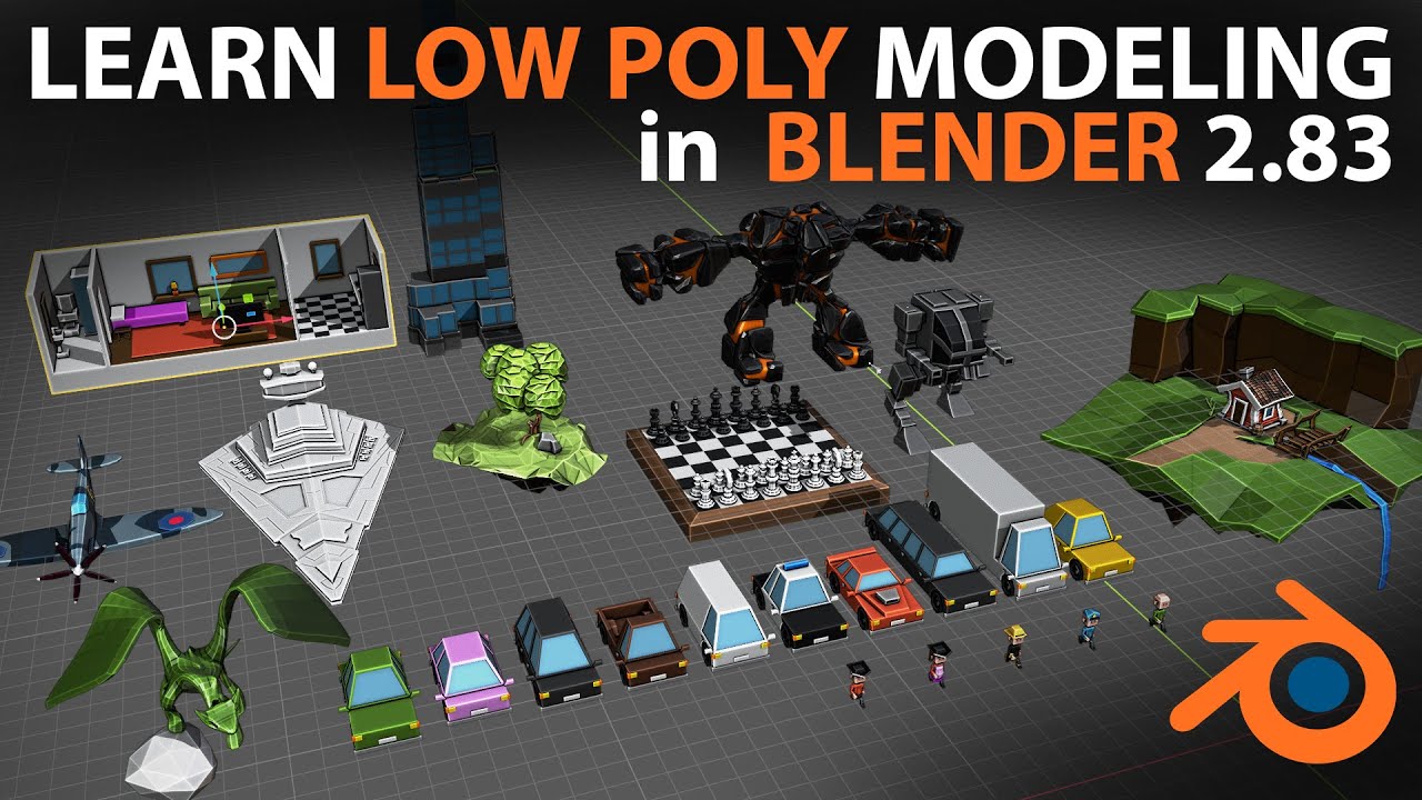 Blender 3D Low Poly: Bí Quyết Tạo Nên Các Tác Phẩm Ấn Tượng Với Kỹ ...